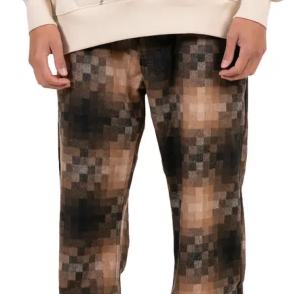 Men's Pixelated Pattern Pants